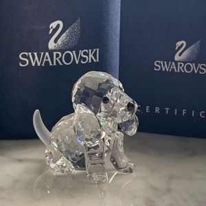 Retired Swarovski Crystal Beagle #0158418
